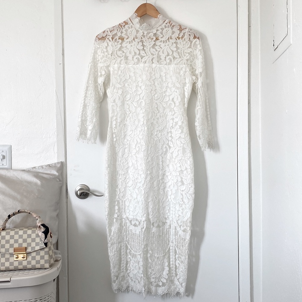 NEW* Lace White Bridal Yumi Kim Dress Small